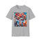 Chiefs victory painting T-shirt featuring charcoal cotton crew neck and vibrant design