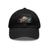 Galactic Master Neon Watercolor Cap in White with Light Brown Patch
