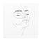 Simple Beauty Canvas: Minimalist Line Art Face | Canvas | Art & Wall Decor, Canvas, Fall Picks, Hanging Hardware, Home & Living, Indoor, Top Spring Products, Valentine's Day promotion | Prints with Passion