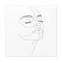 Simple Beauty Canvas: Minimalist Line Art Face | Canvas | Art & Wall Decor, Canvas, Fall Picks, Hanging Hardware, Home & Living, Indoor, Top Spring Products, Valentine's Day promotion | Prints with Passion