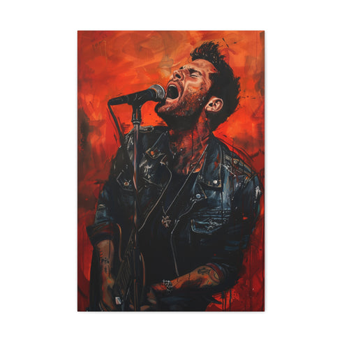 Maroon : A Melody in Color Canvas: Maroon Tickets | Canvas | Art & Wall Decor, Canvas, Fall Picks, Hanging Hardware, Home & Living, Indoor, Top Spring Products, Valentine's Day promotion | Prints with Passion