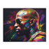 Vibrant watercolor puzzle featuring Floyd Mayweather in sunglasses, 120 pieces.