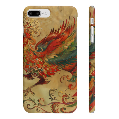 Eternal Flame Phoenix Phone Case Glossy iPhone 7/8 Plus Slim.