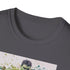 Charcoal cotton crew neck T-shirt with iconic Hulk graphic design