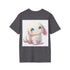 Cinnamoroll Chubby Pup Tee in Charcoal with Regular Fit, Crew Neck
