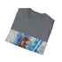 ObiWans legendary blue lightsaber print cotton crew neck t-shirt.