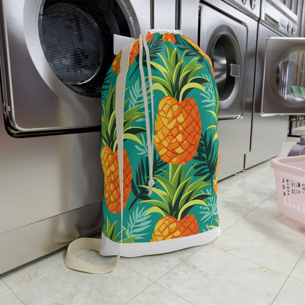 Tropical Pineapple Print Laundry Bag | Home Decor | Accessories, All Over Print, AOP, Bags, Laundry, Sublimation | Prints with Passion