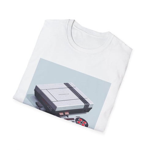 Pixel Power Retro Gaming Charcoal Cotton Crew Neck T-Shirt
