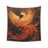 Phoenix Rising Mythical Tapestry: Symbol of Rebirth and Renewal, High-Quality Material, Perfect Gift - 34 x 40 or 57 x 57 Sizes Available