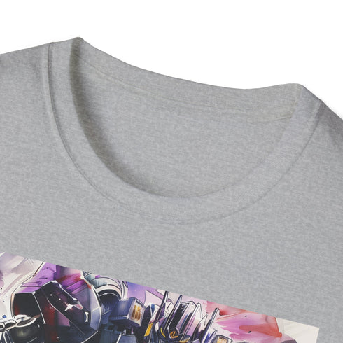 Megatron Transformers T-Shirt in Charcoal, Size S. Transformers Leader Power Shirt.