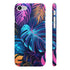 Tropical Glow: Neon Palm & Leaf Phone Case