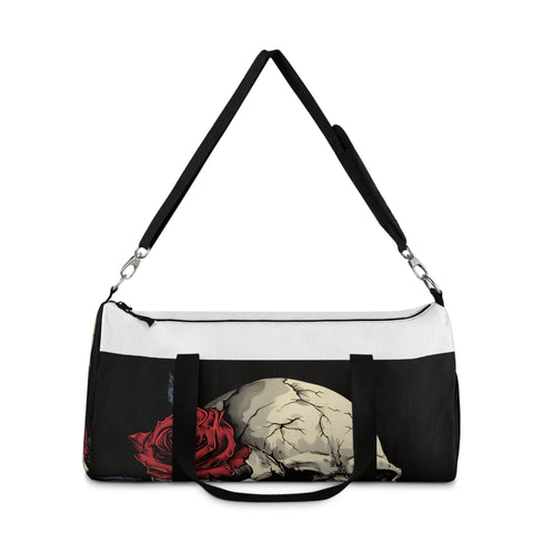Skull and Rose Duffel Bag