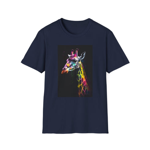 SkyHigh Giraffe Tee Charcoal T-shirt Crew Neck Regular Fit Summer