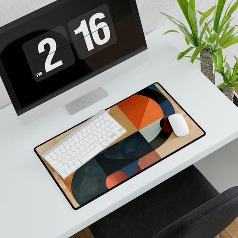 Abstract Geometric Gaming XXL Extended Desk Mat