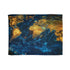 Holographic Map of Forgotten Worlds Plush Fleece Throw Blanket
