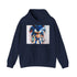 Sonic Blue Blur Hoodie in Navy with Sonic Design