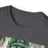 Charcoal cotton T-shirt with Luigi Green Thunder design in regular fit