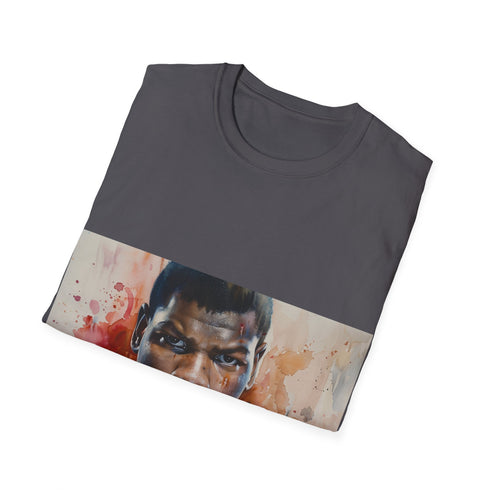 Defender of the Resistance Tee in Charcoal for Men.