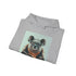 Wise hipster koala Navy hoodie regular fit unisex sizes cozy.