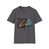 Charcoal Wolverine cotton T-shirt with bold watercolor claws design