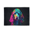 Poodle print blanket: elegant design celebrating breed's signature curls.