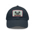Kowala Cool Cat Cap in White with Light Brown Patch, Rectangle Shape