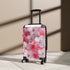 Cherry Blossom Bliss Small Black Suitcase for Stylish Travelers