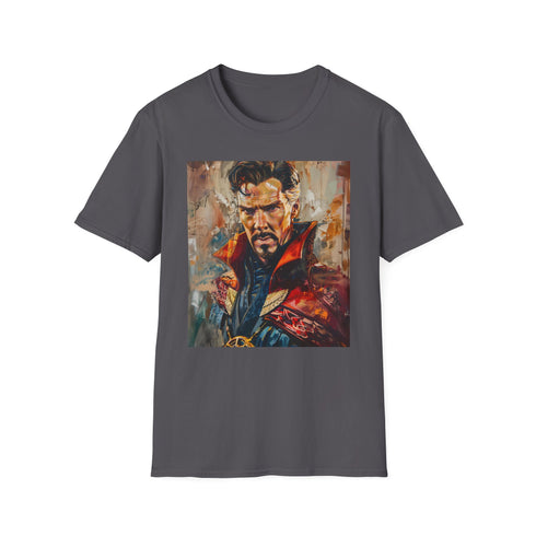 Sorcerer Supreme Charcoal Crew Neck Cotton T-shirt, Regular Fit Summer Style