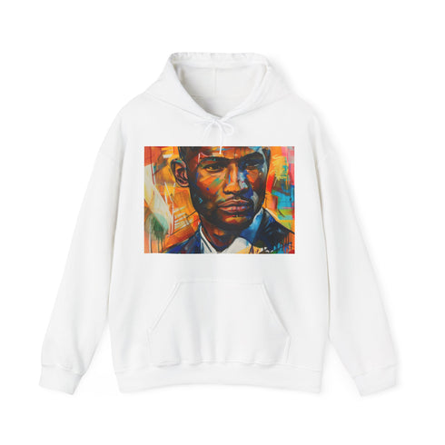 Navy Usher Urban Art Hoodie - DTG Unisex Regular fit.