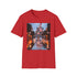 Charcoal Disney Castle T-shirt textured cotton soft crew neck casual wear