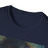 Charcoal painting T-shirt featuring Rubeus Hagrid portrait in vibrant colors