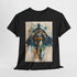 Batman Tshirt in White, Summer Regular Fit Crew Neck Cotton Tee