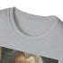 Charcoal cotton T-shirt featuring a vibrant Gandalf painting in regular fit