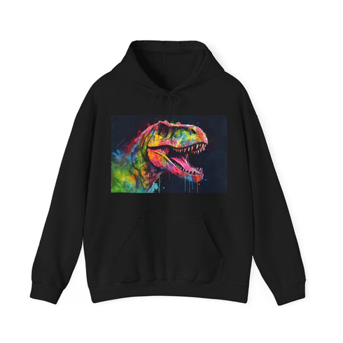 Hoodies: Genesis Neon RGB TRex Design | Hoodies | DTG, Hoodies, Men's Clothing, Regular fit, Unisex, Women's Clothing | Prints with Passion