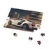 Vibrant Audi R8 high-speed jigsaw puzzle with intricate details.
