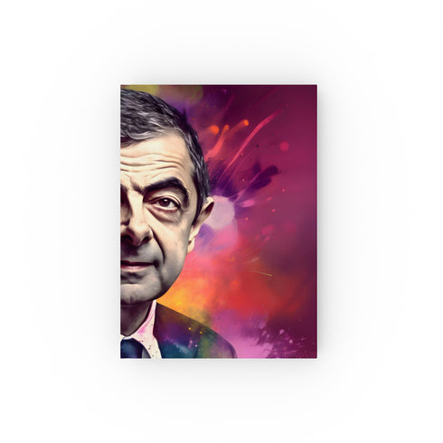 Vibrant Atkinson in Neon Journal - Comedy Inspired Diary for Jokes and Sketching | High-Quality & Stylish Gift