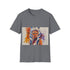 Ahsoka Tano tee in charcoal cotton with Star Wars artwork.