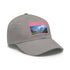 Alpine peak adventure cap with white/light brown rectangle patch.