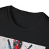 Charcoal cotton Deadpool T-shirt with crew neck for summer wear