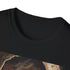 Charcoal cotton crew neck T-shirt with Obi-Wan Kenobi portrait