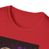 Charcoal crew neck cotton T-shirt features detailed elephant graphic design