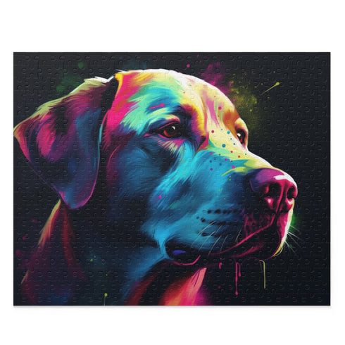 Labrador Love Jigsaw Puzzle with Playful Labrador Scene