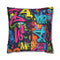 Neon Graffiti Pillow Case | Pillow Cases | All Over Print, AOP, Bed, Bedding, Home & Living, Indoor, Pillow Case, Pillow Covers, Pillows & Covers, Sublimation | Prints with Passion
