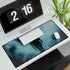 Cyberpunk Angel Walking through Fog Gaming XXL Extended Desk Mat