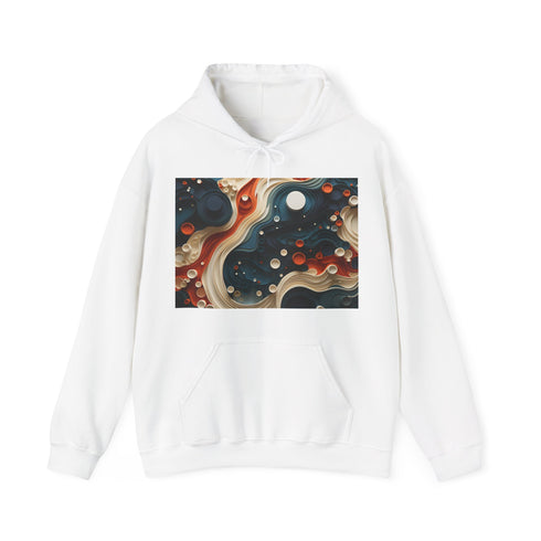 Xuliban Dreamscape Hoodie in Navy - Unisex DTG Men's Women's Regular Fit.