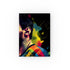 Neon celebration journal featuring Lionel Messi in motion - perfect gift for football fans!