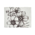 Hand-drawn floral blooms on cozy 30'' x 40'' blanket.