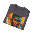 Rhythm and Soul Ushe...Portrait T-Shirt, Charcoal, Crew neck, Cotton, Regular fit