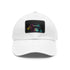 Gorilla Glow Watercolor Cap - White light brown patch rectangle hat