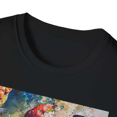 Charcoal Superman T-shirt with vibrant artwork and crew neck for summer